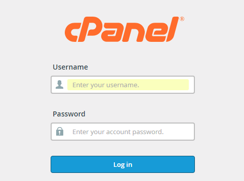 cpanel login